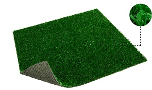 Искусственная трава EDGE PRECOAT 10мм LIME (ширина 2м) Бельгия
